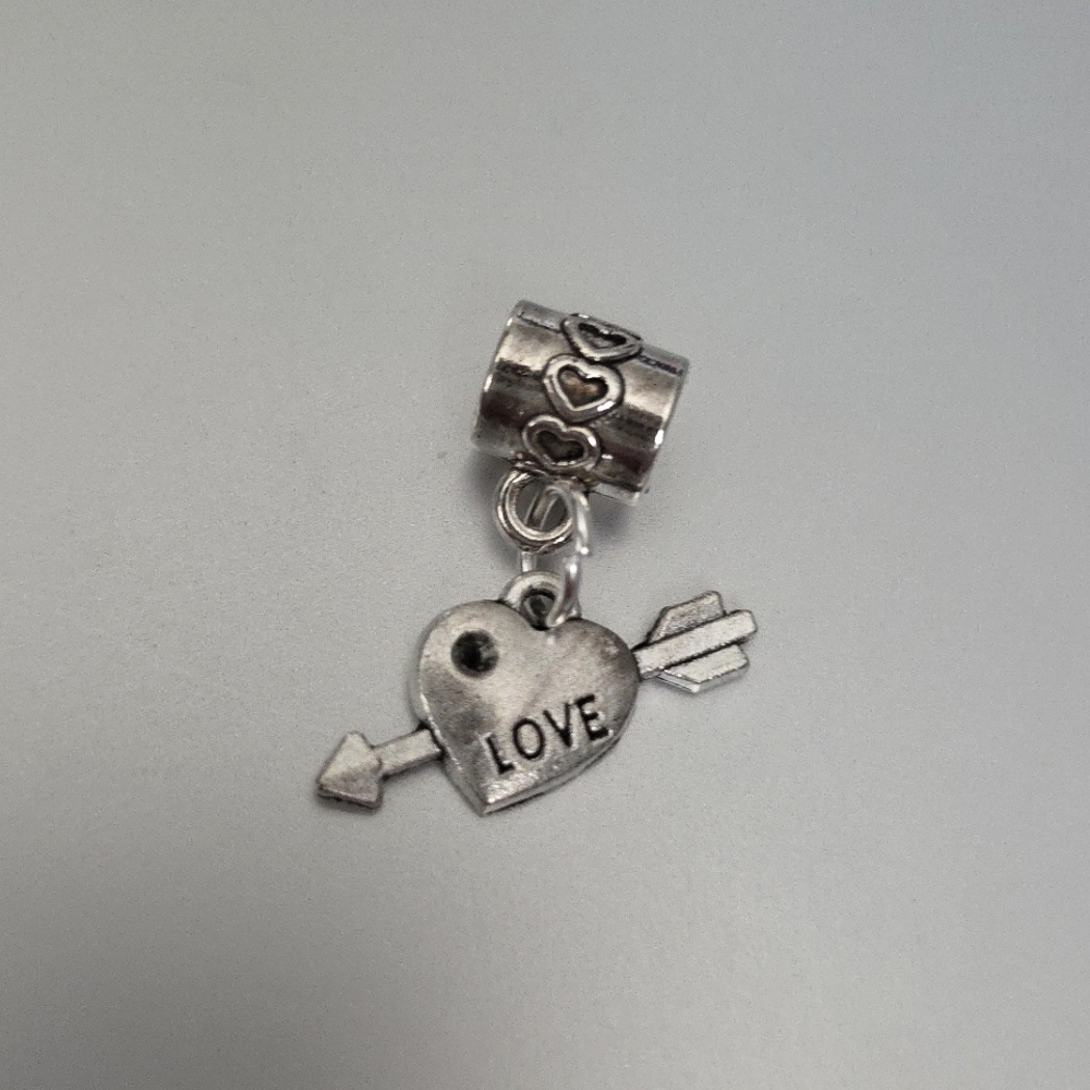 HEART  Charm Compatable With Pandora